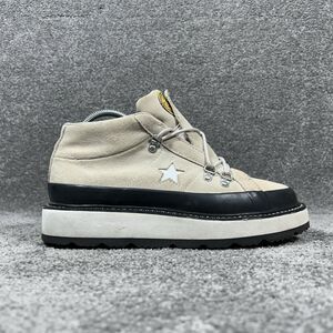 Converse Mountain Club Women's Sz 8 Beige Suede Leather Hiking Ankle Boots Used